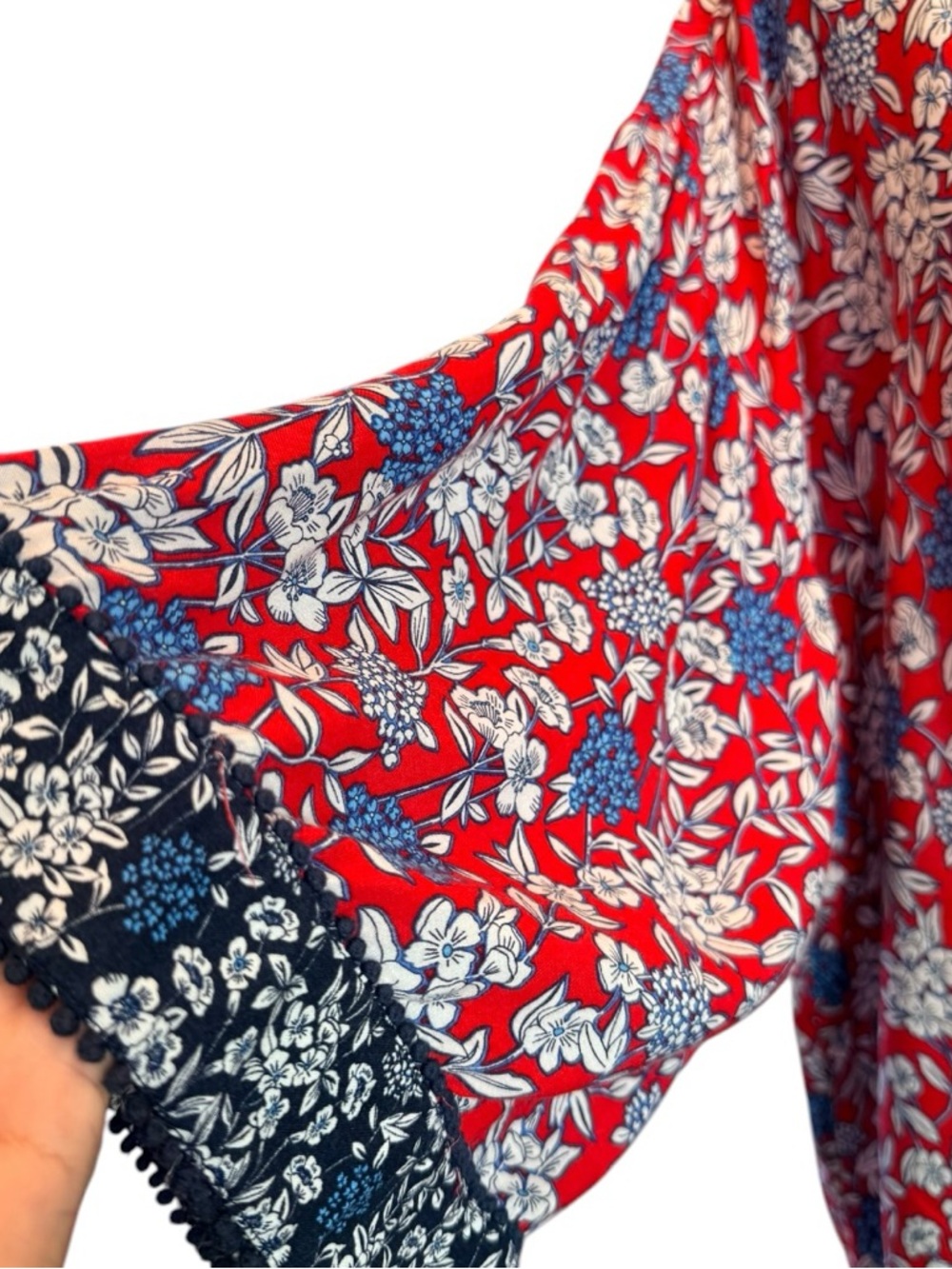 kimono, floral boho lightweight,‎ summer, beach cover up, vacation style, flowy - Picture 4 of 8